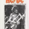 Ac/Dc T-shirt med tryck i avslappnad passform