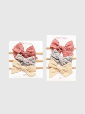 Adaline-setet med hårband och rosett