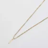 Admiral Row guldhalsband med elegant initial