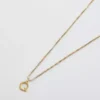 Admiral Row guldhalsband med elegant initial