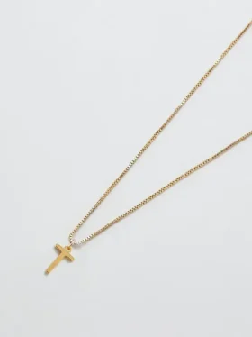 Admiral Row guldhalsband med elegant initial