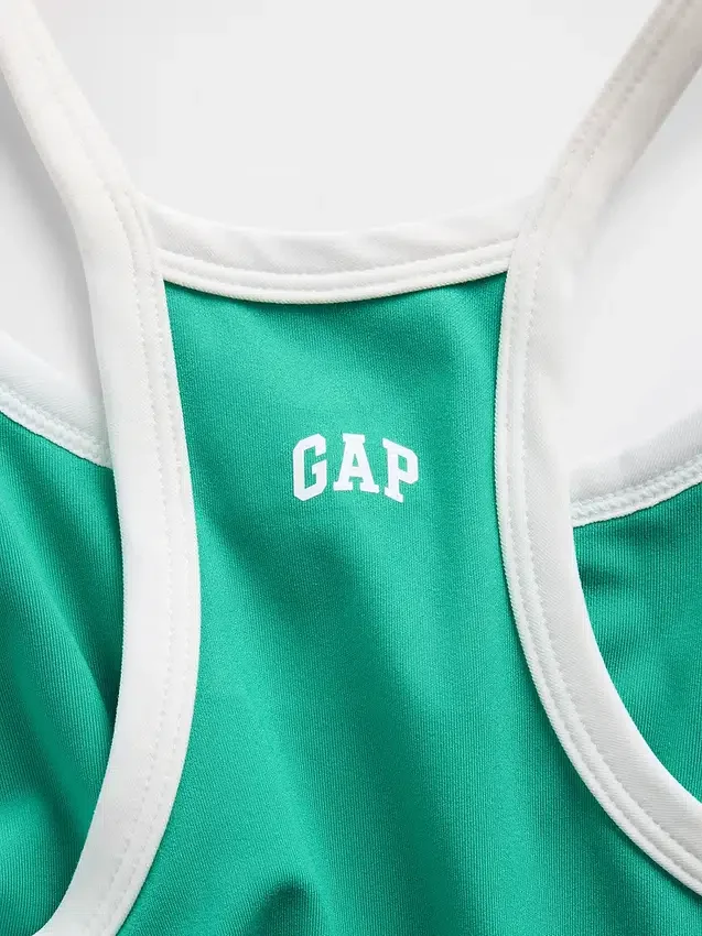 Aktiv tanktop med racerrygg för barn