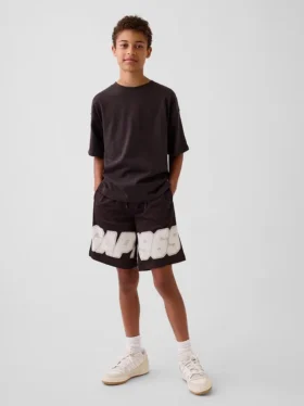 Aktiva shorts i mesh för barn, 8"