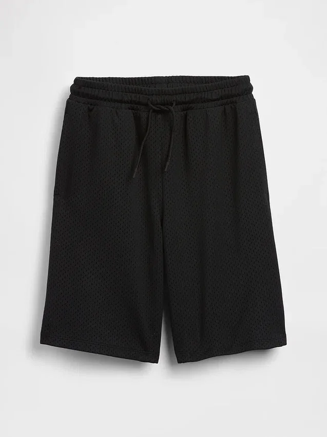 Aktiva shorts i mesh för barn, 8"