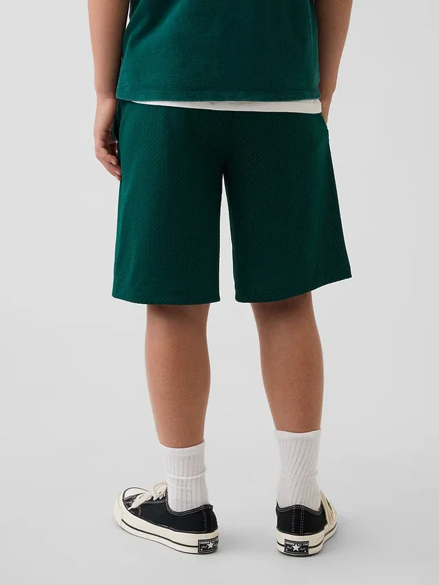 Aktiva shorts i mesh för barn, 8"