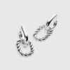Ana Luisa Ash Silver Double Hoop Earrings
