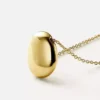 Ana Luisa guldhalsband med mini-stenhänge