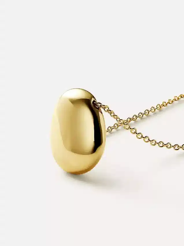 Ana Luisa guldhalsband med mini-stenhänge