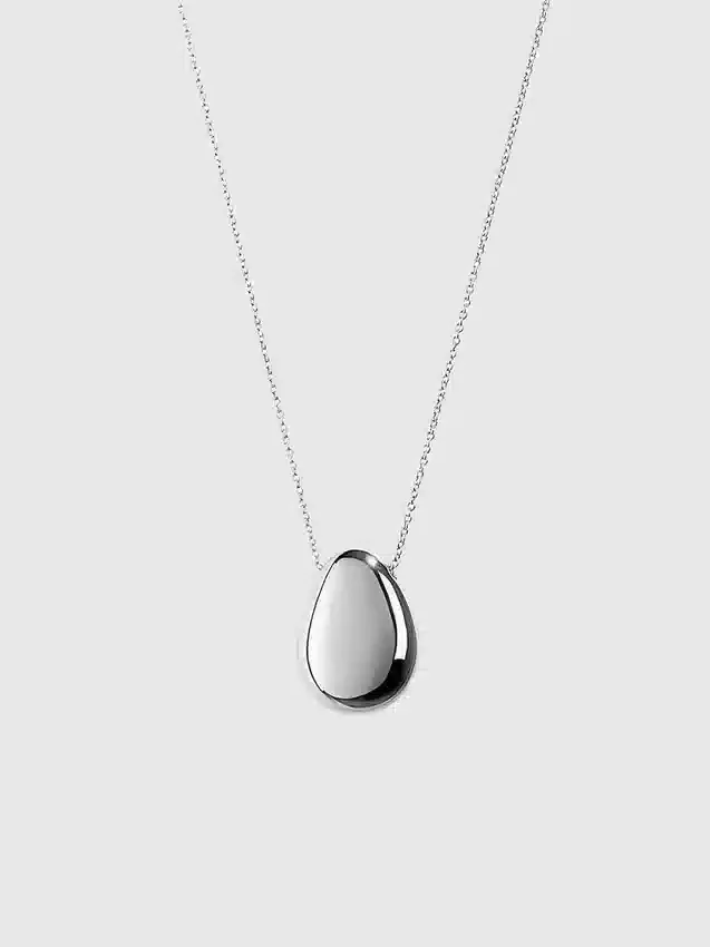 Ana Luisa Silver Mini Pebble-halsband