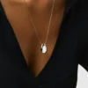 Ana Luisa Silver Mini Pebble-halsband
