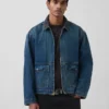 Arbetsjacka i denim