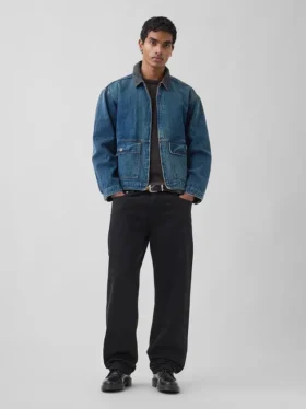 Arbetsjacka i denim