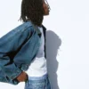 Arbetsjacka i denim