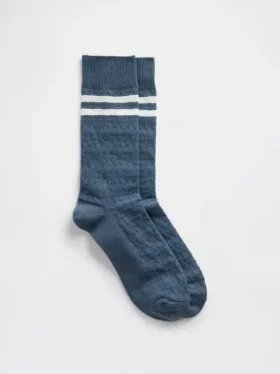 Argyle Varsity Crew-strumpor