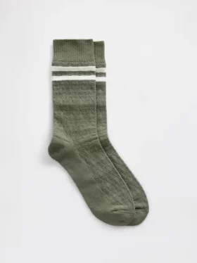 Argyle Varsity Crew-strumpor