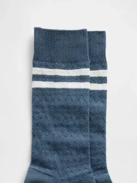 Argyle Varsity Crew-strumpor