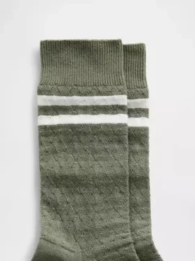 Argyle Varsity Crew-strumpor