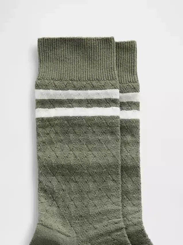 Argyle Varsity Crew-strumpor