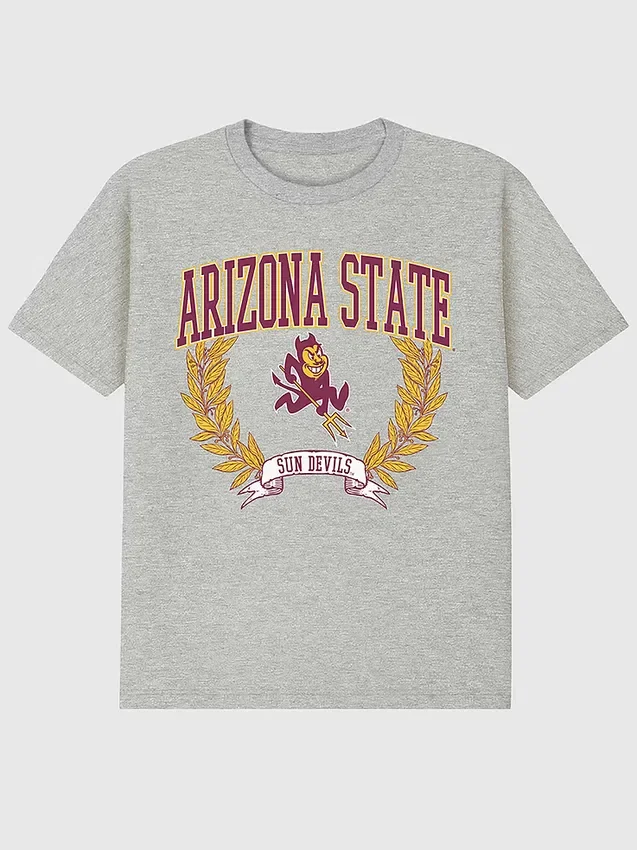 Arizona State University Laurels mörk grafisk T-shirt