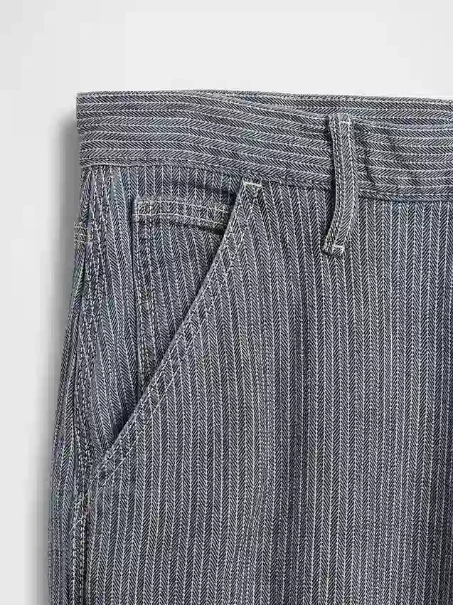 Avslappnade raka Carpenter-Jeans