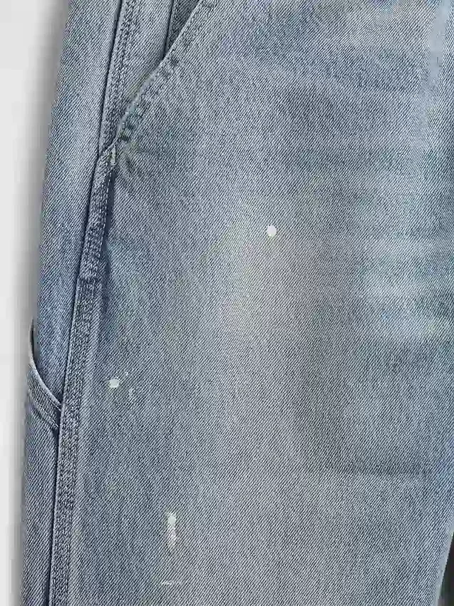 Avslappnade raka Carpenter-Jeans