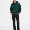 Avslappnade raka khakibyxor i utility-stil
