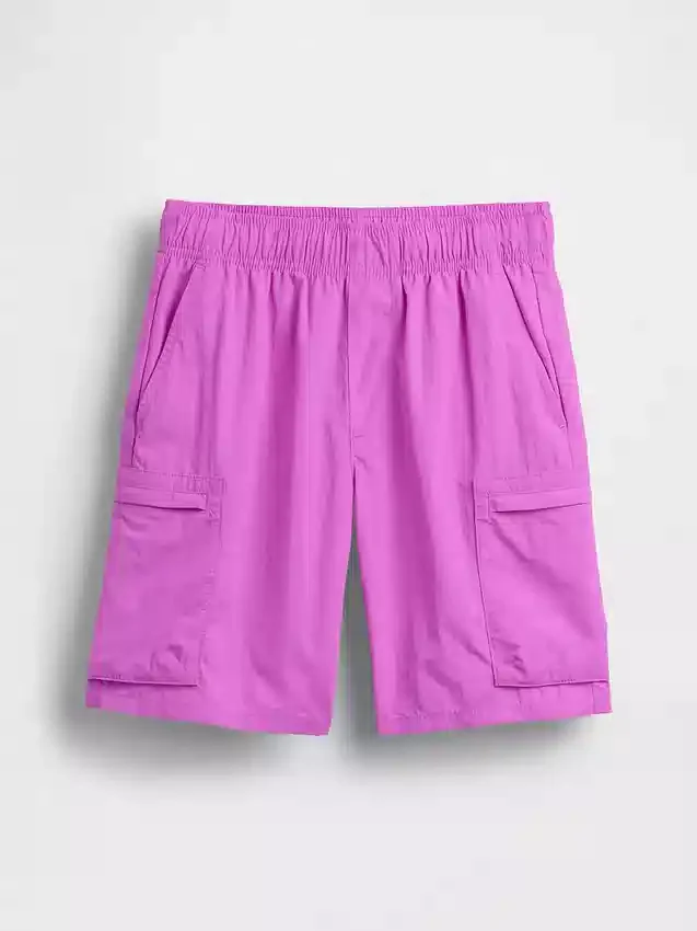 Avslappnade, snabbtorkande cargoshorts för barn