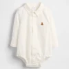 Baby-bodysuit i oxfordtyg