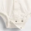 Baby-bodysuit i oxfordtyg