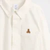 Baby-bodysuit i oxfordtyg