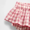 Baby Brannan Bear-set med linne och rutig skort