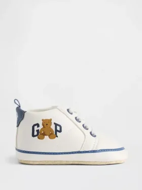 Baby Brannan Bear-sneakers med logotyp