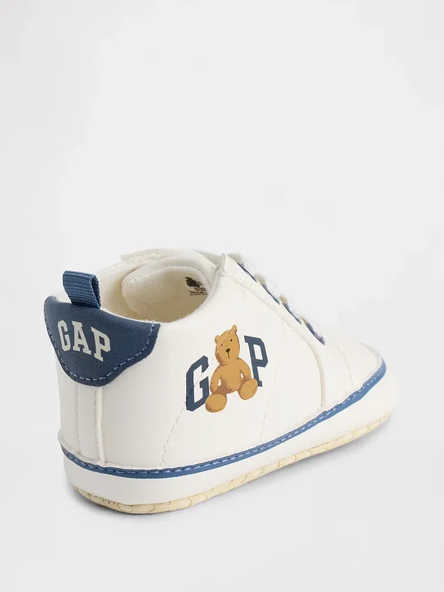 Baby Brannan Bear-sneakers med logotyp