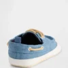 Baby-båtskor i denim