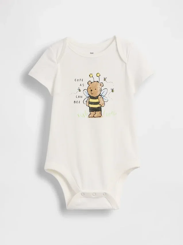 Baby First Favorites bodysuit i ekologisk bomull