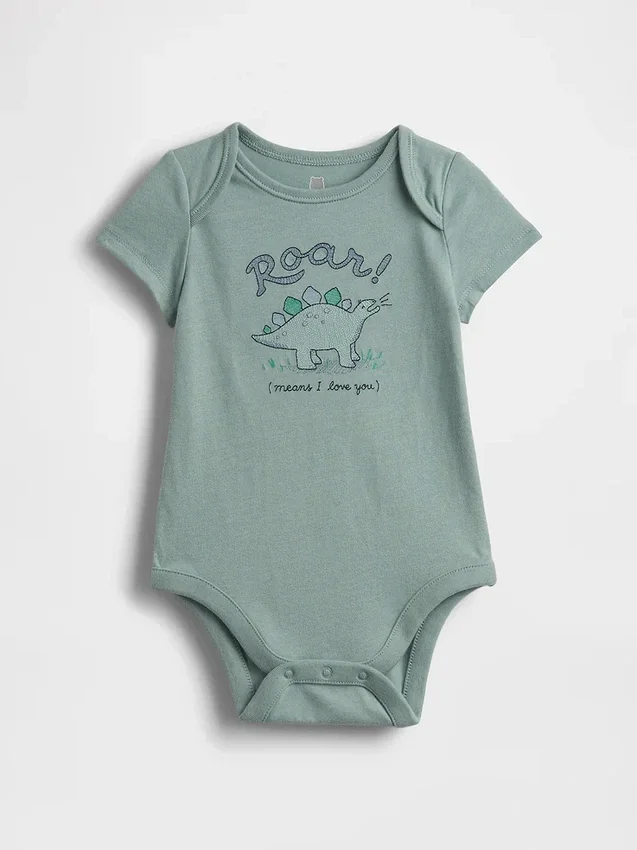 Baby First Favorites bodysuit i ekologisk bomull
