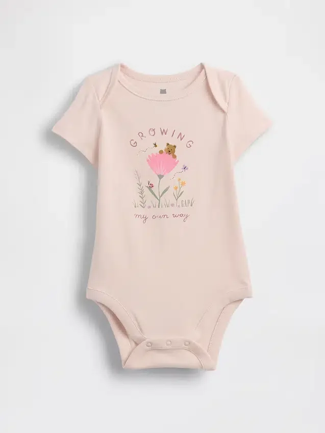 Baby First Favorites bodysuit i ekologisk bomull
