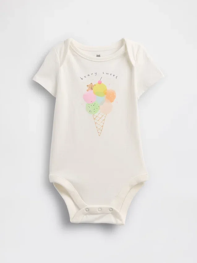 Baby First Favorites bodysuit i ekologisk bomull