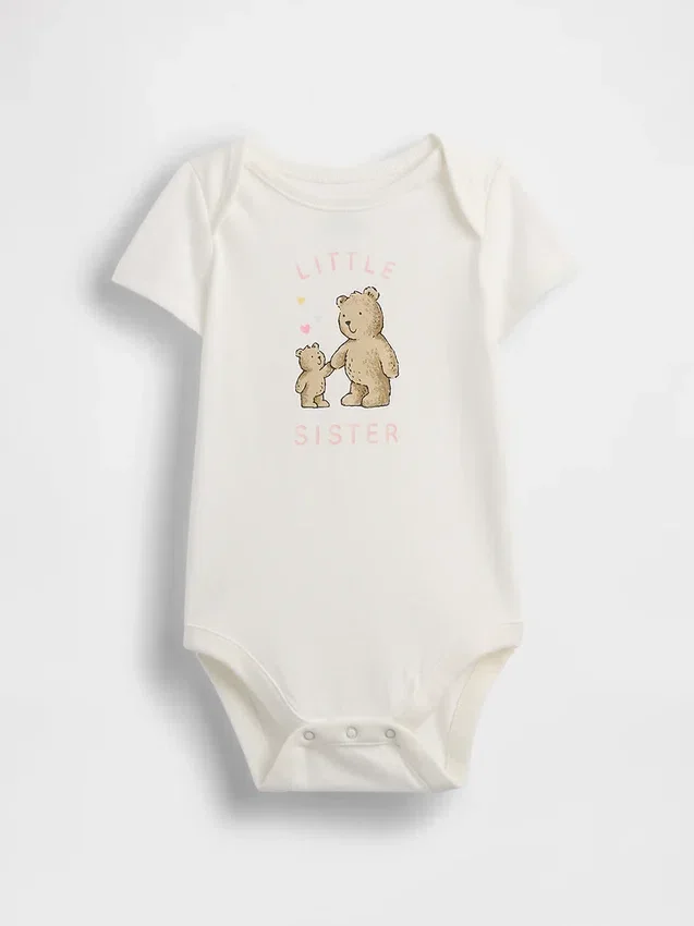 Baby First Favorites bodysuit i ekologisk bomull