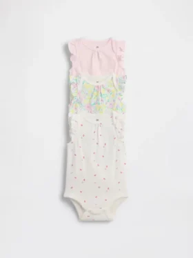 Baby First Favorites bodysuit i ekologisk bomull (3-pack)