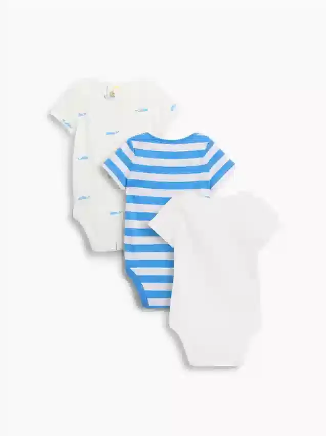 Baby First Favorites bodysuit i ekologisk bomull (3-pack)