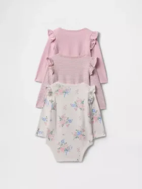 Baby First Favorites bodysuit i ekologisk bomull (3-pack)