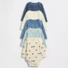 Baby First Favorites bodysuit i ekologisk bomull (5-pack)