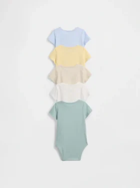 Baby First Favorites bodysuit i ekologisk bomull (5-pack)