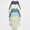 Baby First Favorites bodysuit i ekologisk bomull (5-pack)