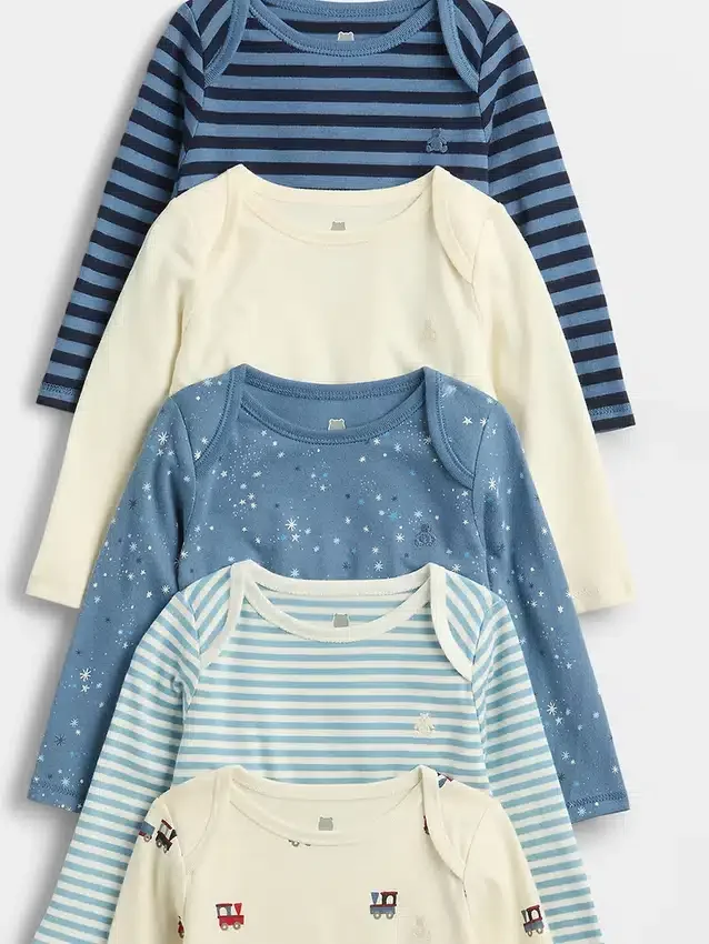 Baby First Favorites bodysuit i ekologisk bomull (5-pack)