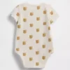 Baby First Favorites bodysuit i ekologisk bomull med Brannan Bear-motiv