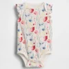 Baby First Favorites bodysuit i ekologisk bomull med fladdrande ärmar