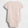 Baby First Favorites bodysuit i ekologisk bomull med rosett