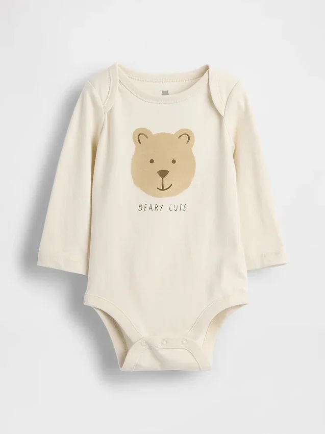 Baby First Favorites Bodysuit i ekologisk bomull med tryck